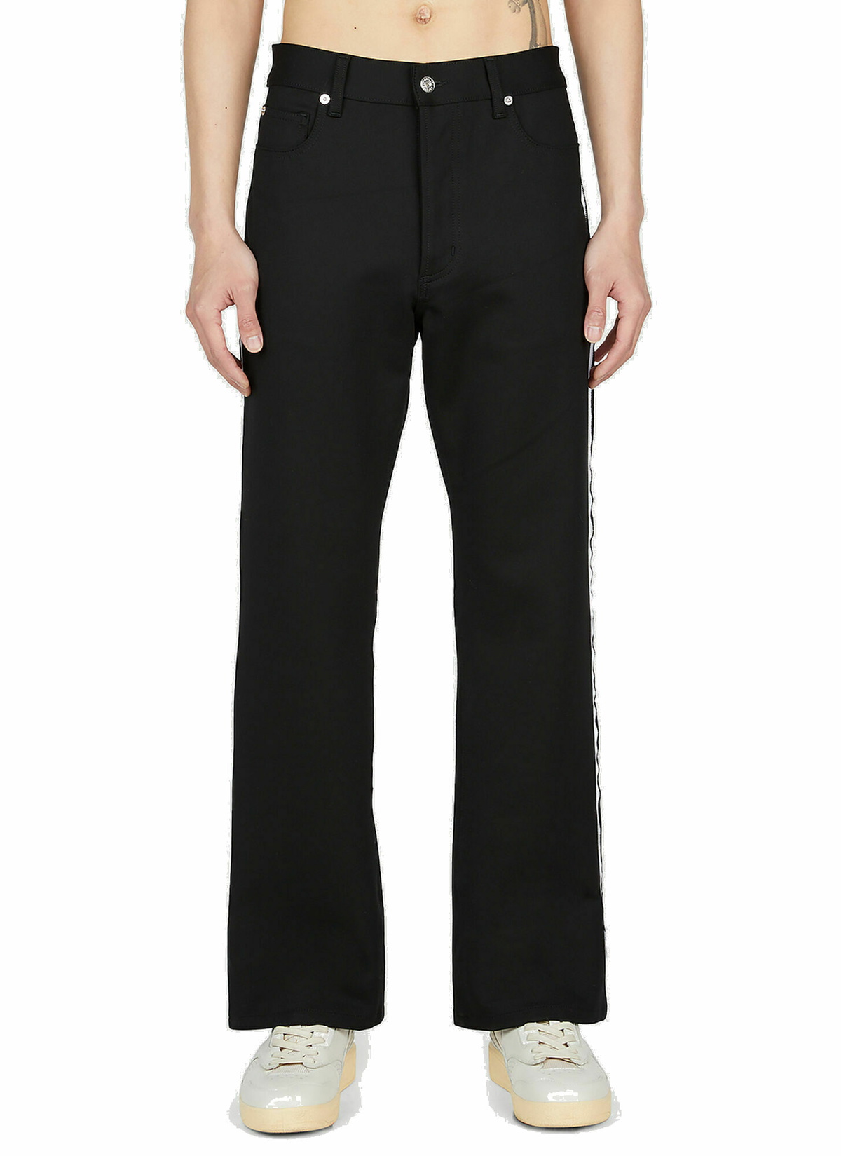 Gallery Dept. - Logan Poly Flare Jeans in Black Gallery Dept.
