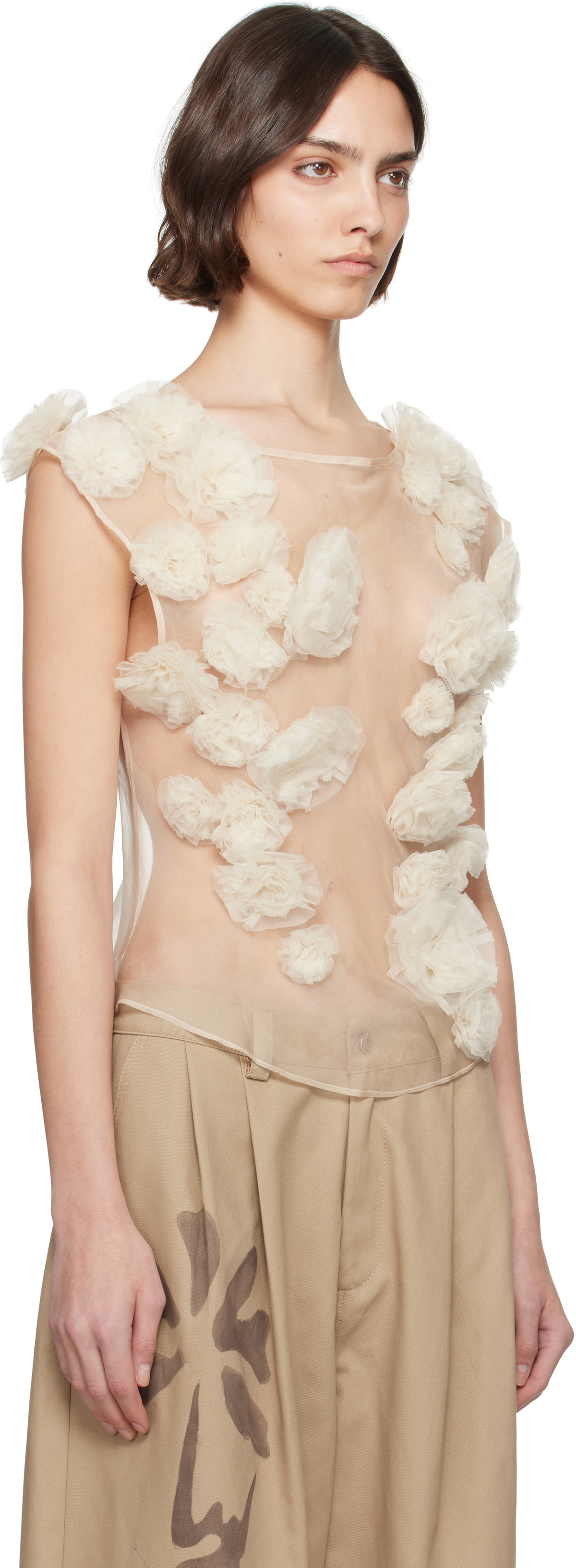 Collina Strada Beige Meadow Path Tank Top