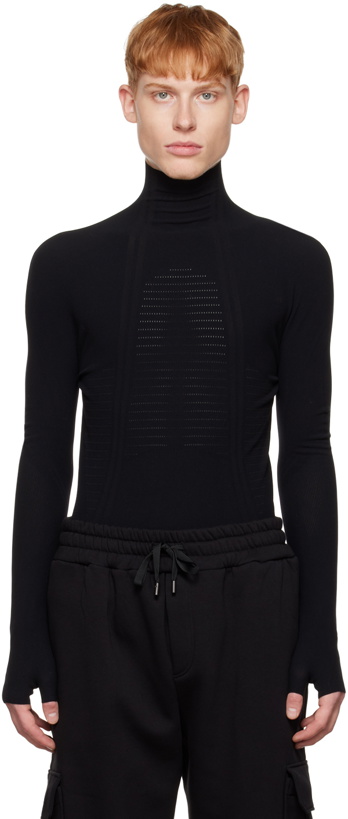 Photo: ZEGNA Black Second Skin Turtleneck