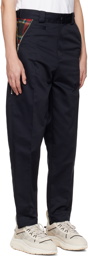 Undercover Navy Zip Trousers
