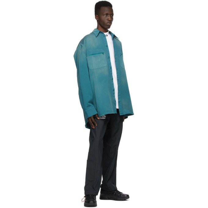 Heron Preston Blue Outdoor Shirt Heron Preston