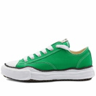 Maison MIHARA YASUHIRO Men's Peterson Original Sole Canvas Low Sneakers in Green
