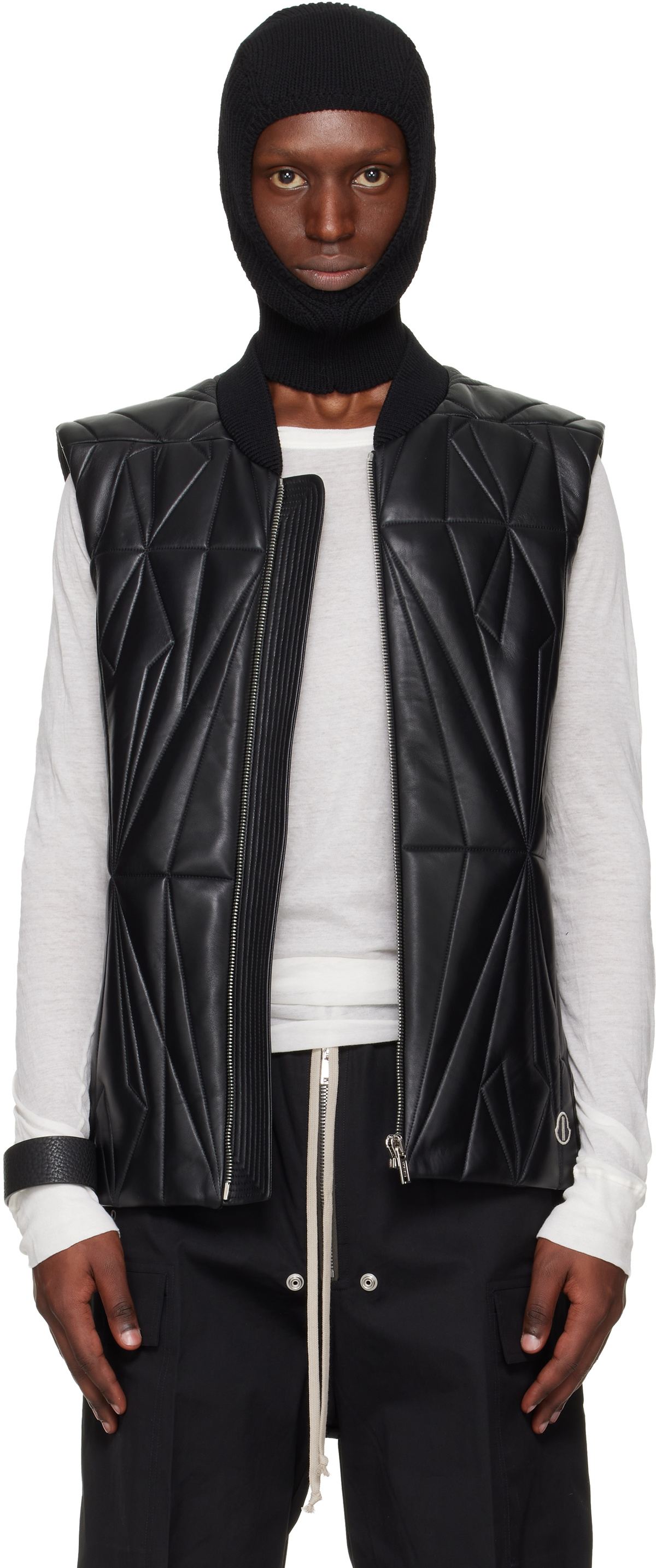 RICK OWENS 17FW MOLLINO DOWN VEST 46 黒 【公式通販】