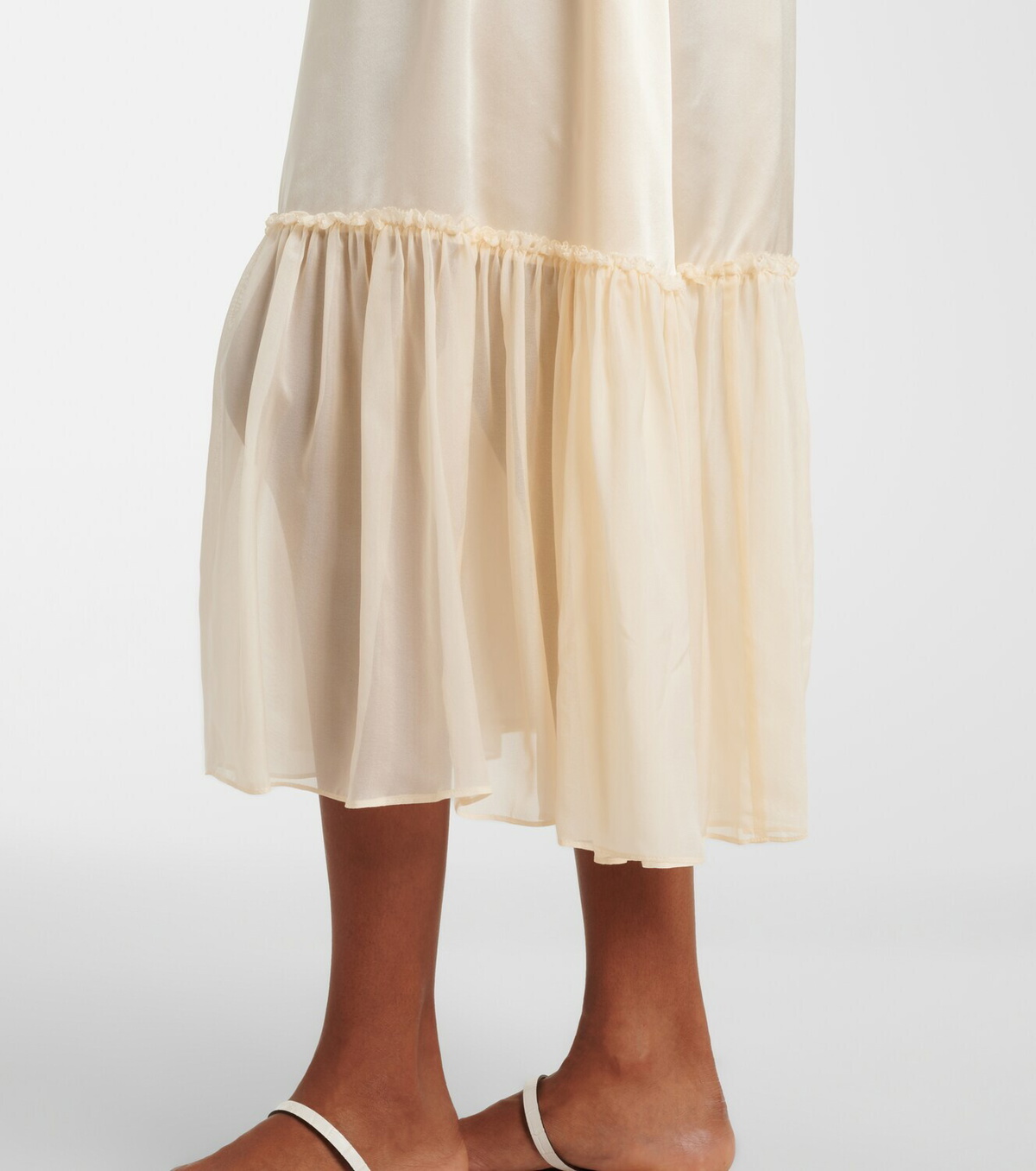 Ulla Johnson Marielle ruched silk midi dress