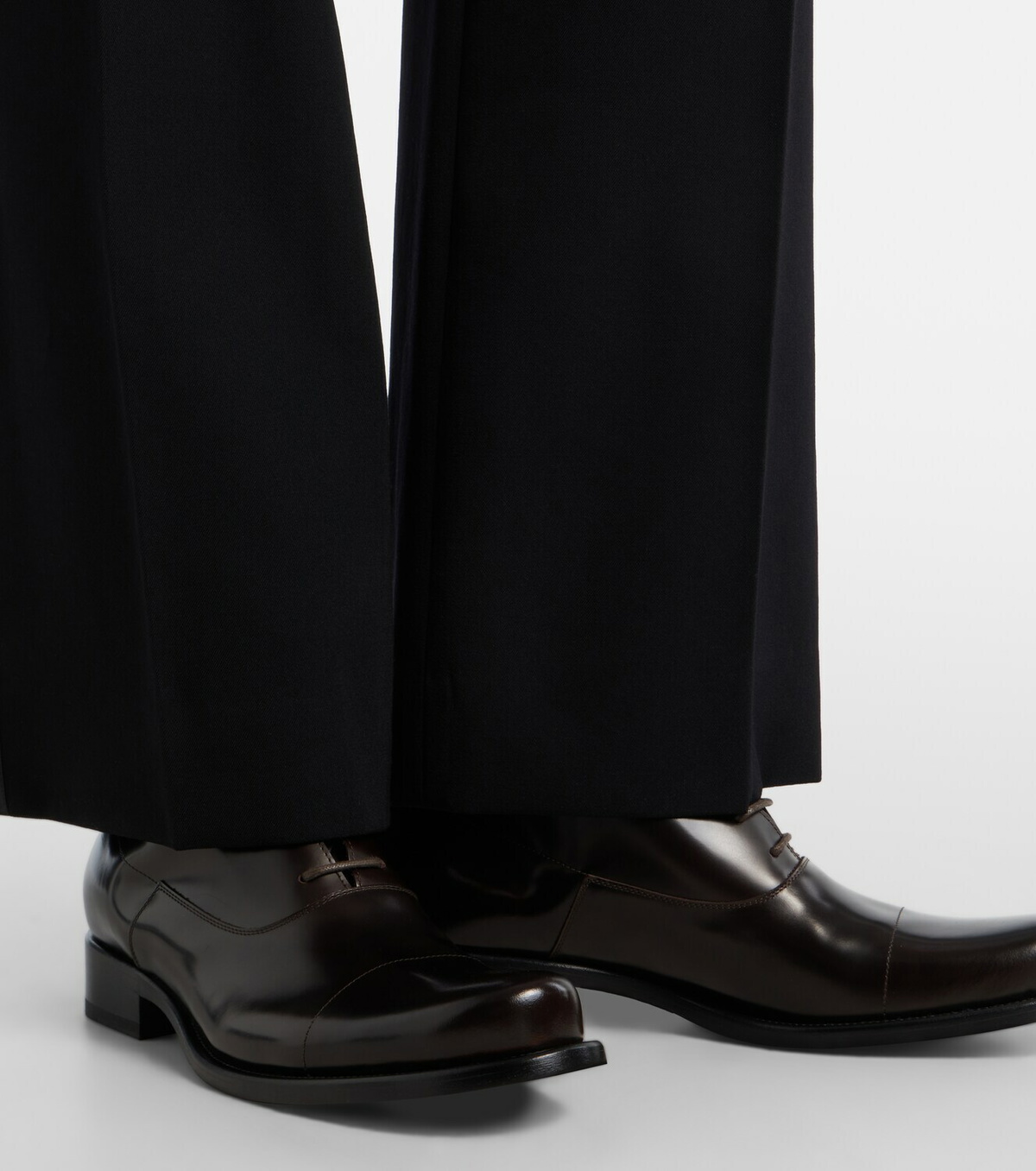 The Row Kai leather lace-up boots