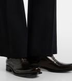 The Row Kai leather lace-up boots