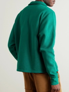 Les Tien - Yacht Cotton-Jersey Zip-Up Sweatshirt - Green
