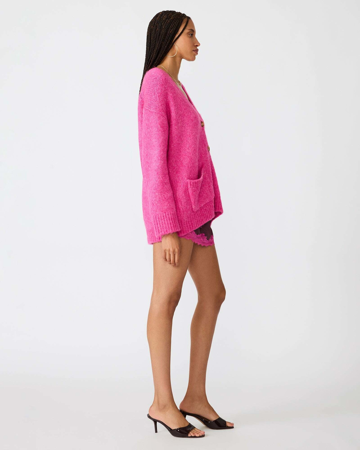 Steve Madden Finley Sweater in Pink