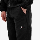 ROA Men's Canvas Workwear Trousers in Black