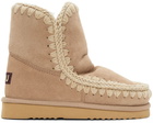 Mou Beige Suede Ankle 18 Boots