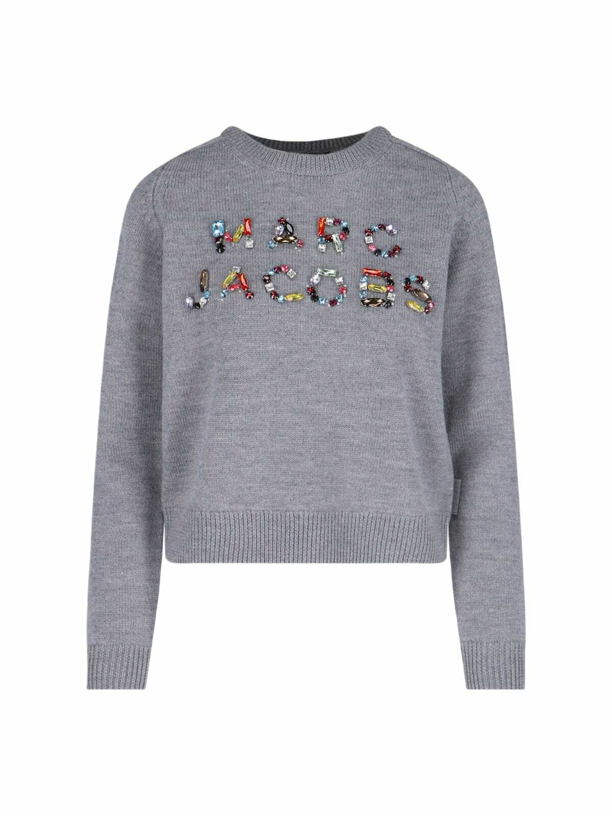 Marc Jacobs Red and Pink Striped Mock Neck Sweater Marc Jacobs