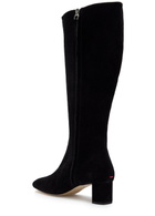 Aeyde Marty 50 Suede Knee-high Boots Black
