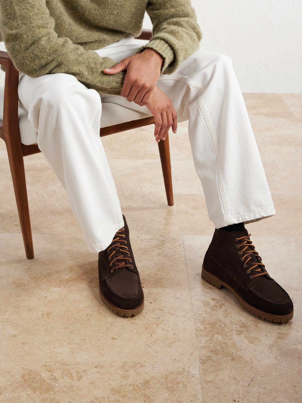 Sebago - Parker Suede Lace-Up Boots - Brown