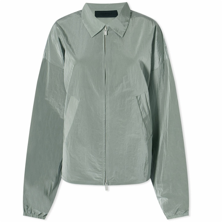 Photo: Fear of God ESSENTIALS Women's Shell Bomber Jacket in Seal