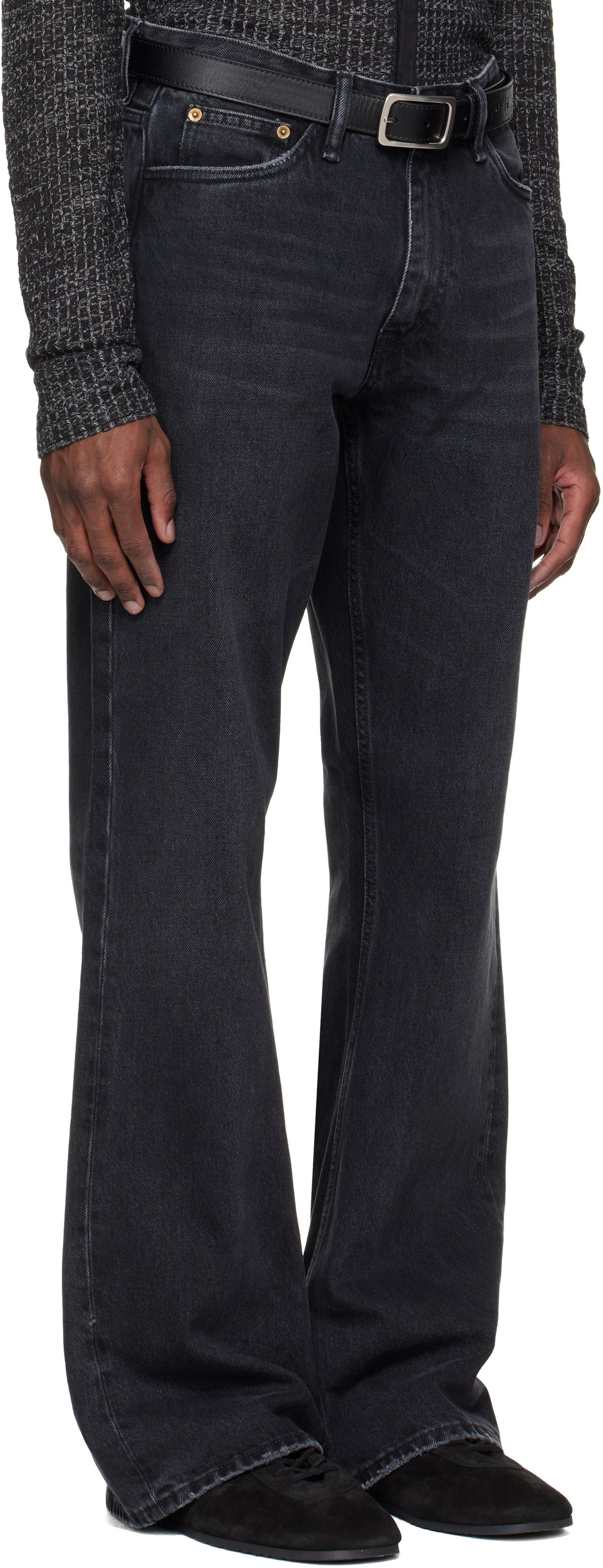 Stockholm (Surfboard) Club Black Bootcut Jeans
