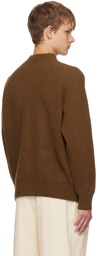 LE17SEPTEMBRE Brown Asymmetrical Sweater