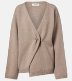 Róhe Wool and cashmere wrap cardigan