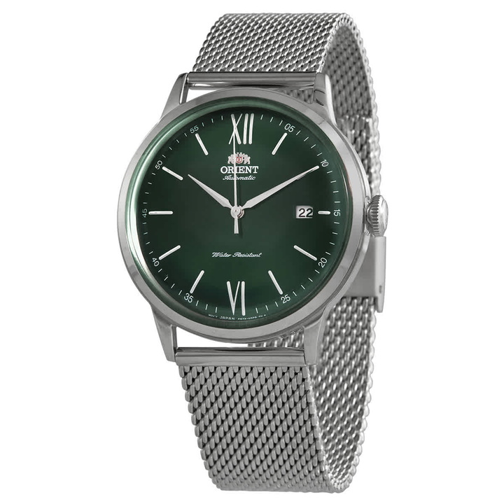 Photo: Orient Bambino Automatic Green Dial Mens Watch RA-AC0018E10B