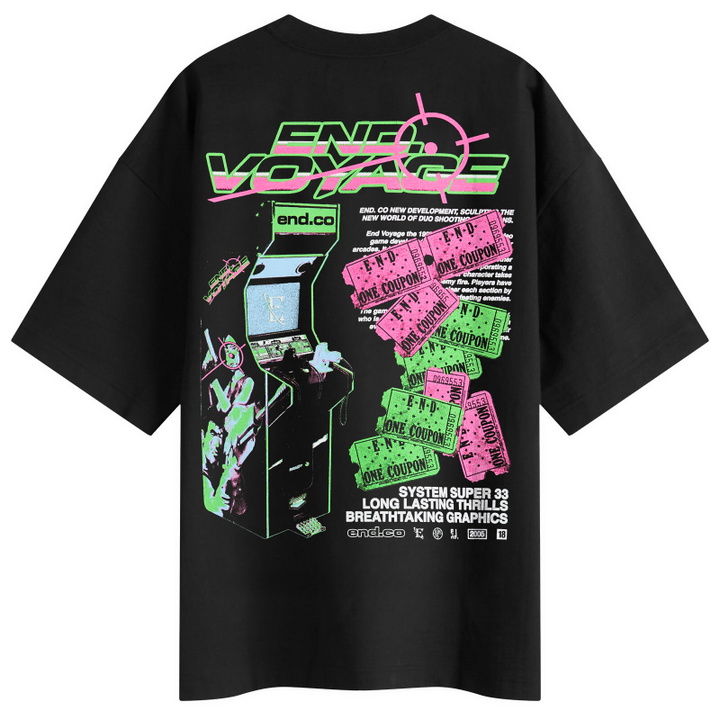 Photo: END. Coastal Arcade Voyage T-Shirt in Black
