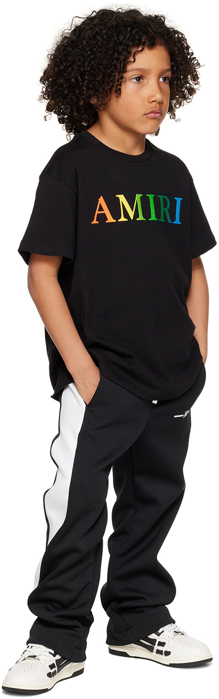 AMIRI Kids Black Drawstring Track Pants