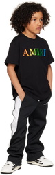 AMIRI Kids Black Drawstring Track Pants