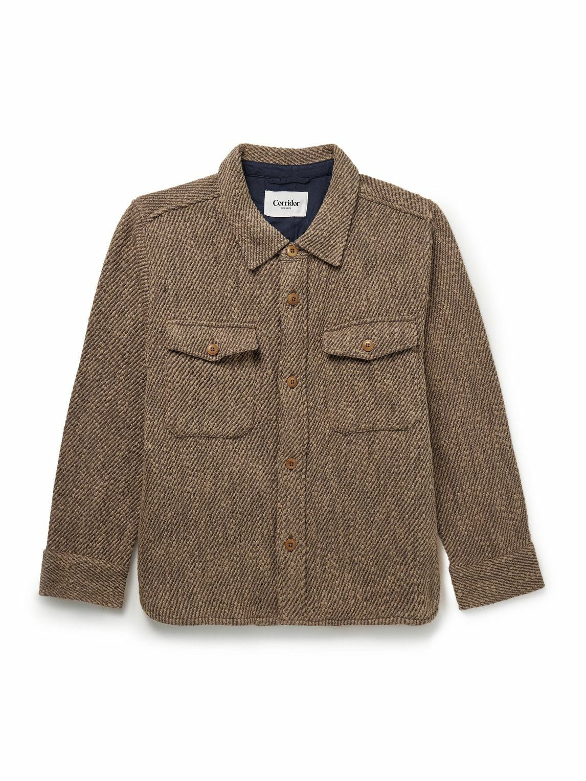 Corridor Cord LS Shirt in Brown main image 1