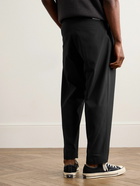 Neighborhood - Tapered Pleated Twill Trousers - Black