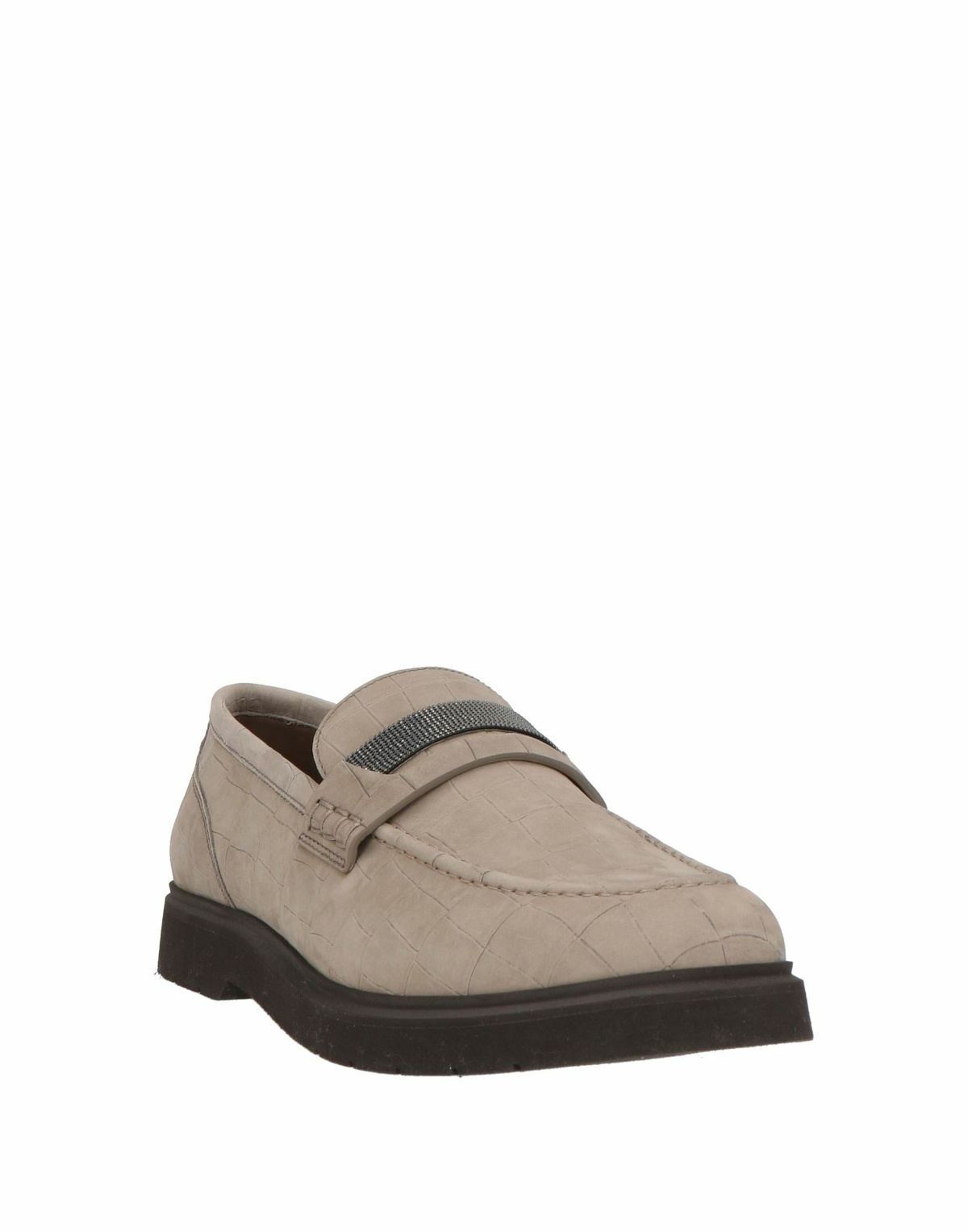 Brunello Cucinelli Womens Loafers in Grey