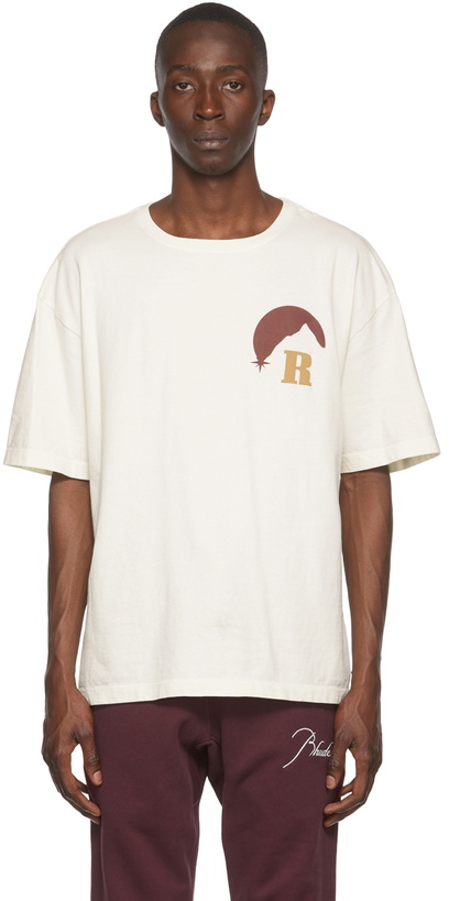 Photo: Rhude Off-White Cotton T-Shirt