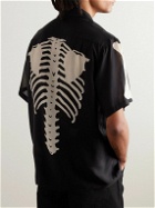 KAPITAL - Printed Voile Shirt - Black