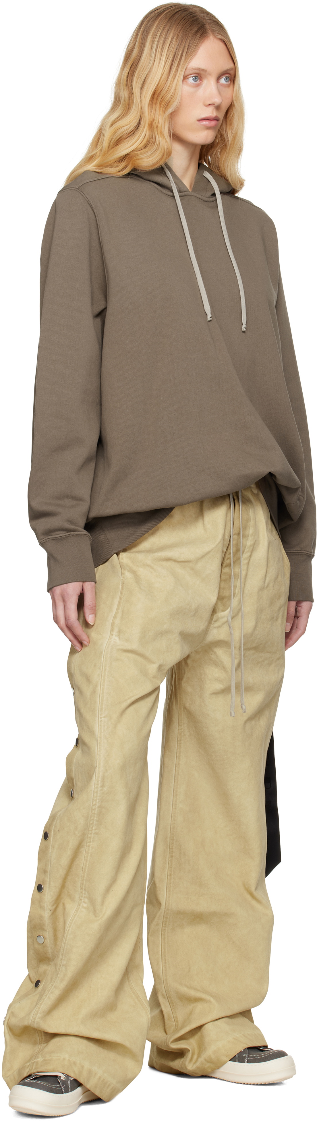 Rick Owens DRKSHDW Beige Hollywood Pusher Lounge Pants