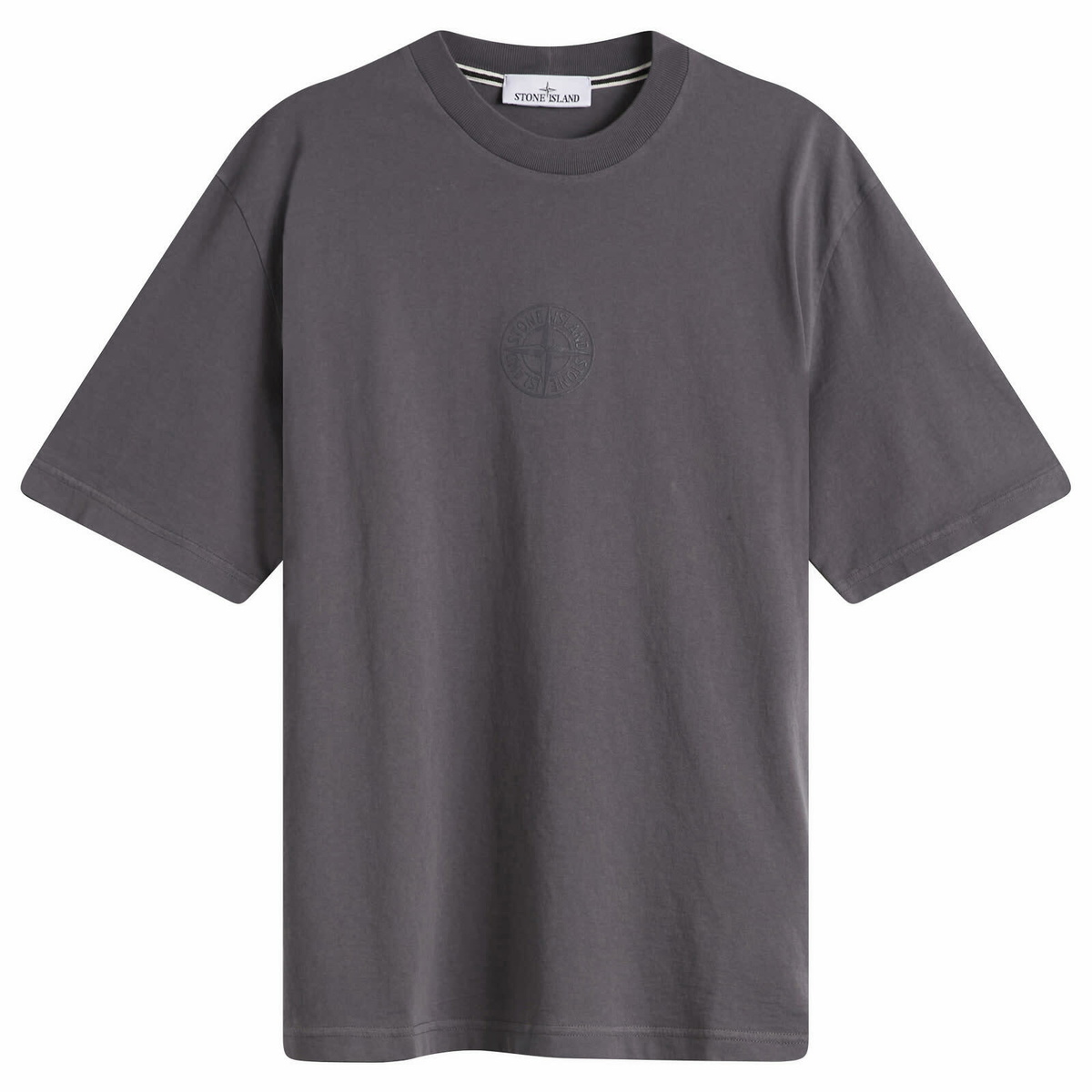 Stone Island Men's Camo Compass T-Shirt in Blue Grey