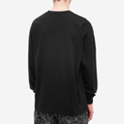 Neighborhood Men's Long Sleeve NH-8 T-Shirt in Black