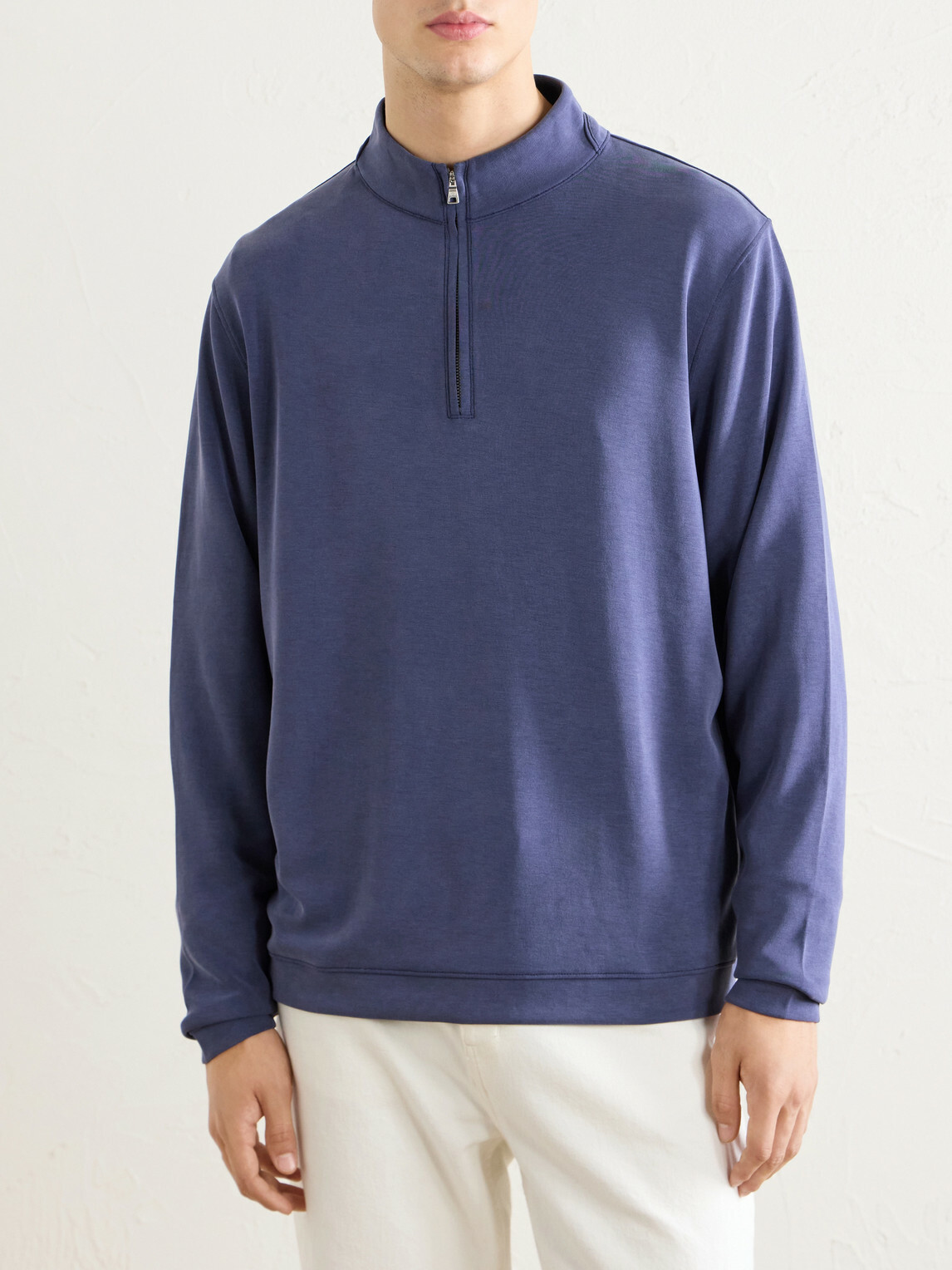 Peter Millar - Jersey Half-Zip Sweater - Blue