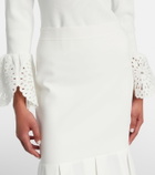 Simkhai Broderie anglaise midi skirt