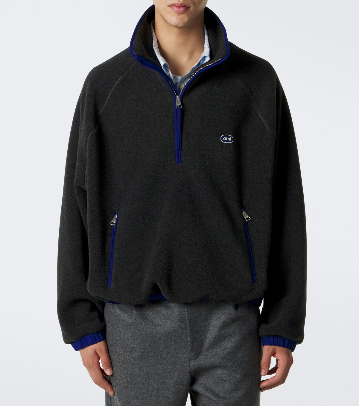 Ami Paris Oversized fleece jacket