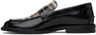 Burberry Black Vintage Check Loafers