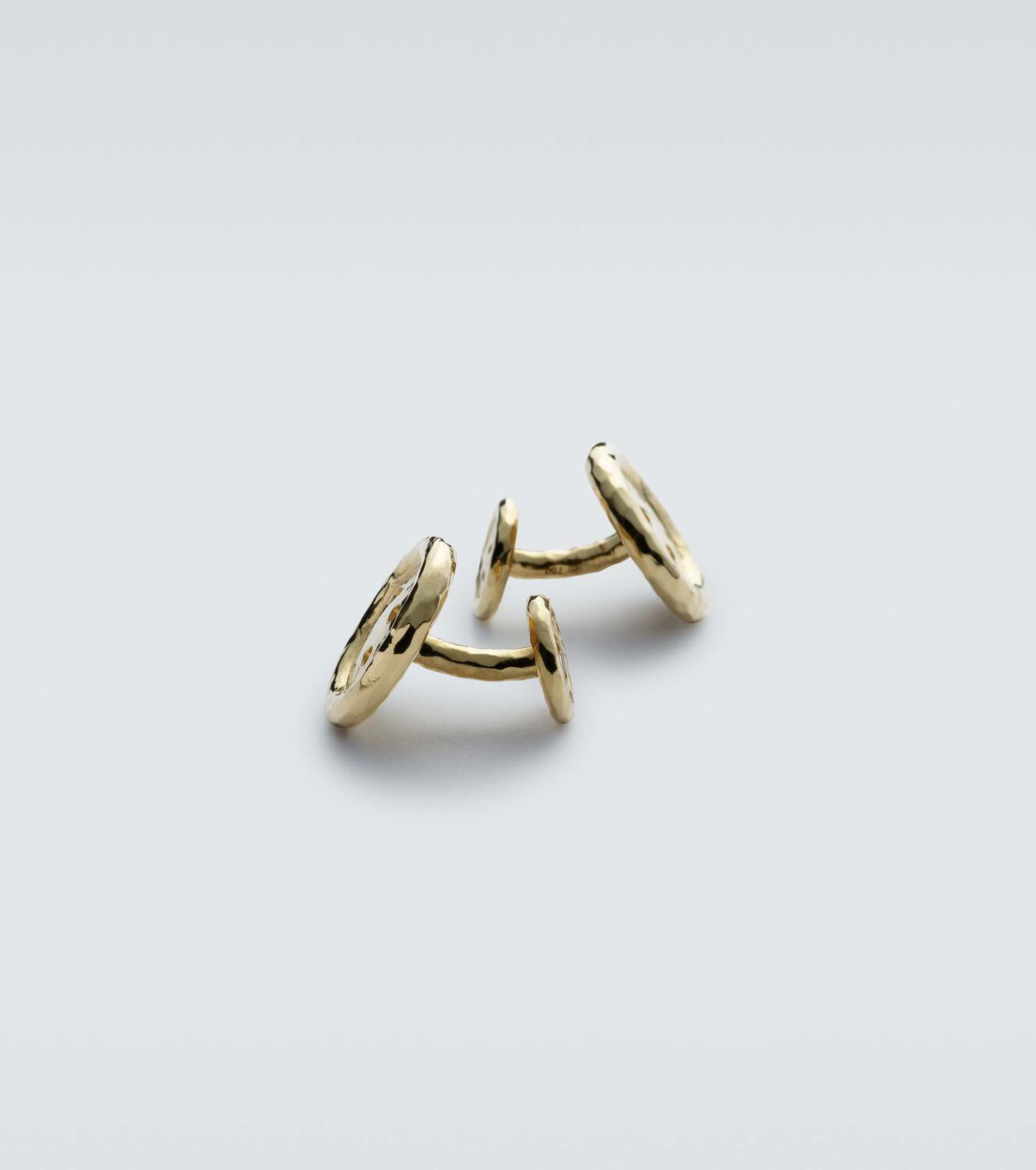 Octavia Elizabeth Button 18kt gold cufflinks