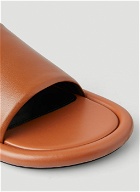 Bumper Flat Sandals in Brown