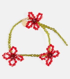 Simone Rocha - Floral crystal bracelet