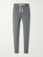 N.PEAL - Straight-Leg Organic Cashmere Sweatpants - Gray