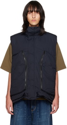 JieDa Black Nosleeve Puffer Down Vest