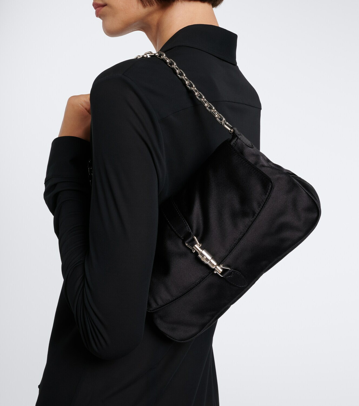 Gucci Aperitivo Medium satin shoulder bag