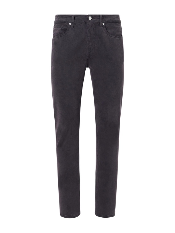 Photo: FRAME - The Modern Slim-Fit Straight-Leg Jeans - Gray