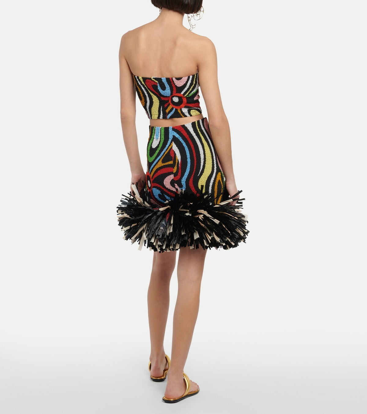 Pucci - Printed smoked crop top Emilio Pucci