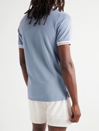 Nike Tennis - The Nike Polo Slim-Fit Dri-FIT Cotton-Blend Piqué Tennis Polo Shirt - Blue