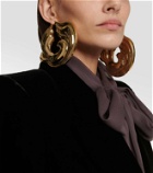 Nina Ricci Twisted Bird hoop earrings