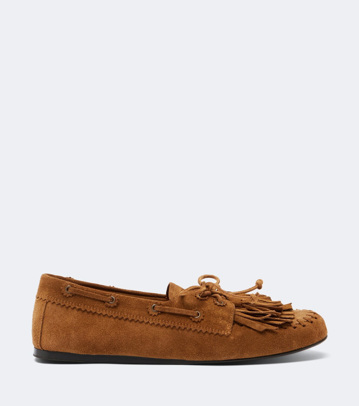 Isabel Marant Fersi fringed suede boat shoes