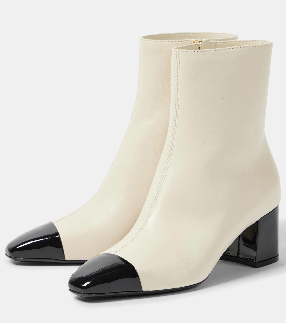 Ferragamo Sambi 60 leather ankle boots