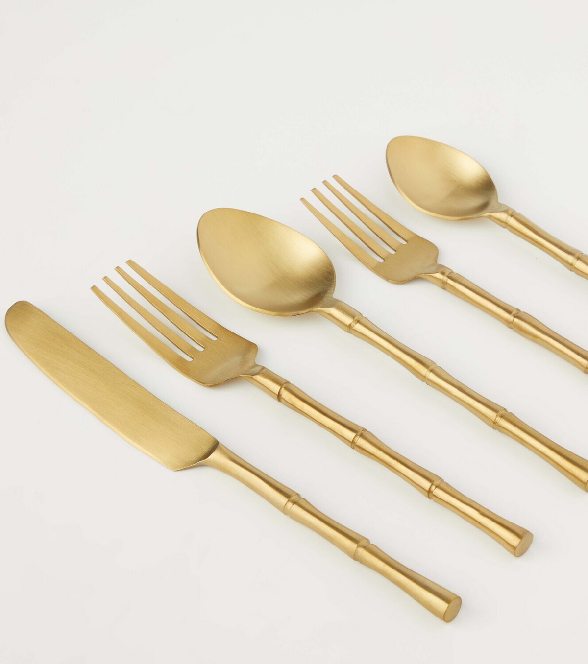 Les-Ottomans Bamboo 5-piece cutlery set